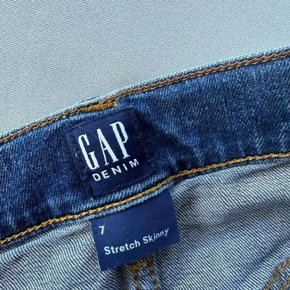 🎉5 for $45 🎉 Gap Jeans Denim Boys Size 7 Skinny Stretch